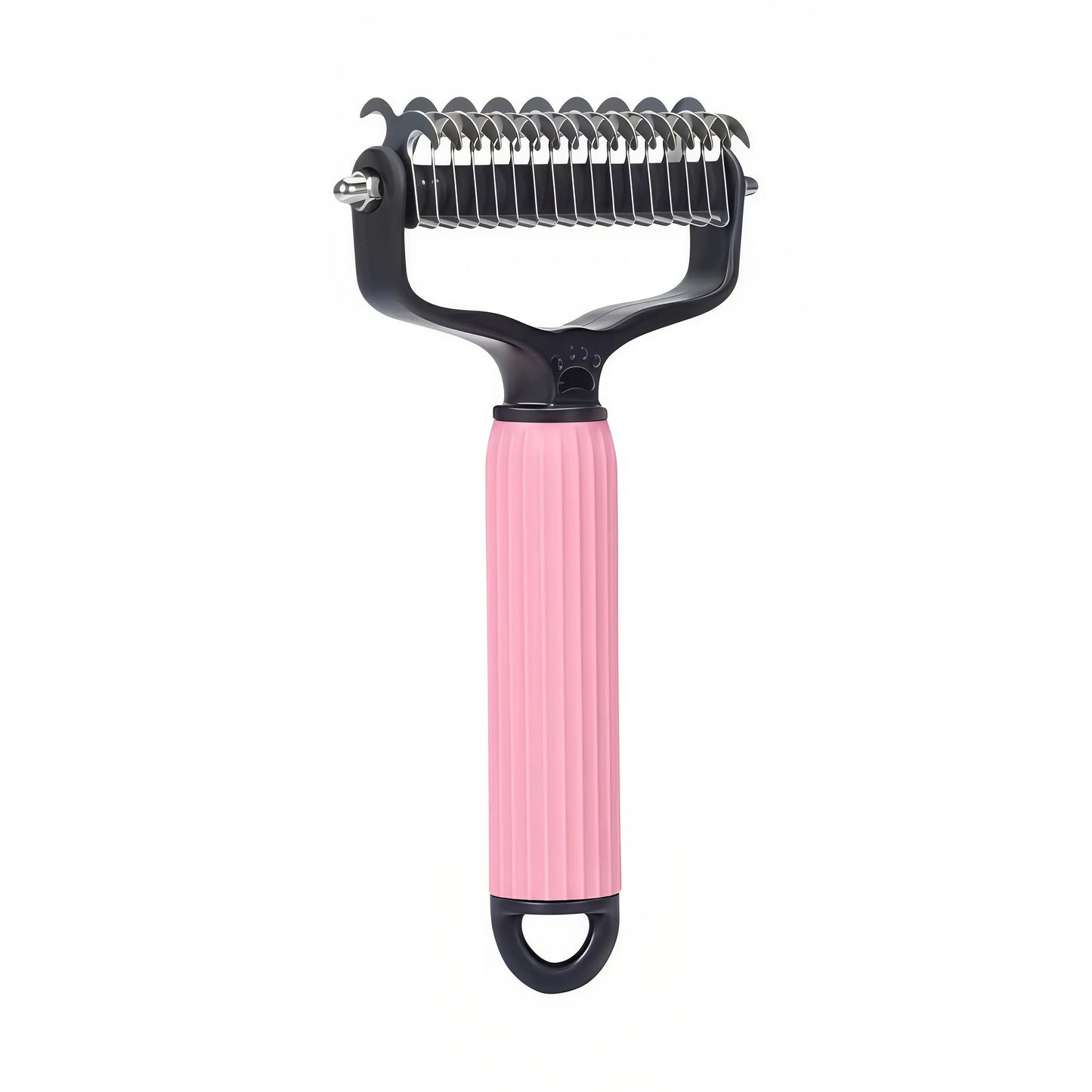 Universal Pet Detangling Comb for Dogs Grooming Tool Double-Sided Stainless Steel for Coat Care & Shedding Removal Easy to Use Essential Grooming