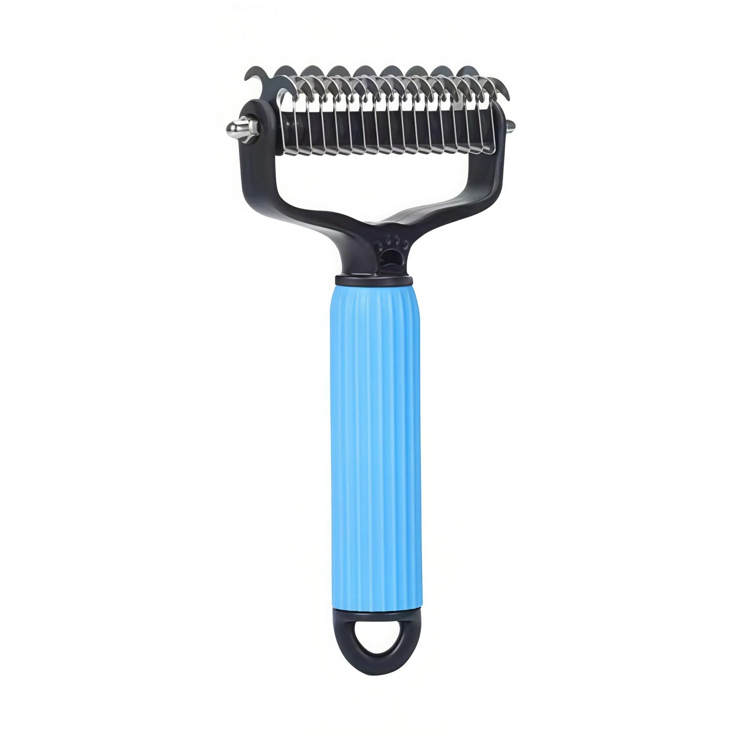 Universal Pet Detangling Comb for Dogs Grooming Tool Double-Sided Stainless Steel for Coat Care & Shedding Removal Easy to Use Essential Grooming