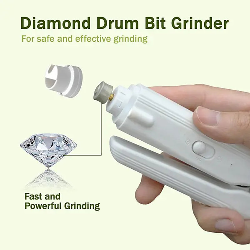 Petlovers 2-In-1 Pet Nail Clipper and Grinder, Dog Nail Clipper Trimmer, Ultra Quiet Electric Nail Set, Rechargeable, Suitable for Trimming Toes and Claws of Dogs and Cats of All Sizes